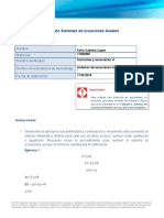 Sistema de Ecuaciones Lineales 6