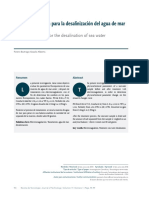 Electrocoagulation For The Desalination of Sea Water