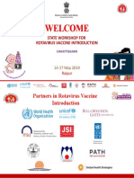 Welcome: State Workshop For Rotavirus Vaccine Introduction
