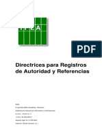 Directrices para Registros de Autoridad y Referencias PDF