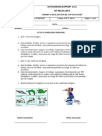 Evaluación Reporte de Actos y Condiciones Inseguras