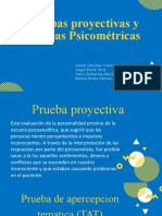 Presentación - Tipos de Pruebas Proyectivas y Pruebas Psicométrica