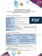 Guía de actividades y rúbrica de evaluación - Paso 3 – Diagnóstico de la educación inclusiva.docx