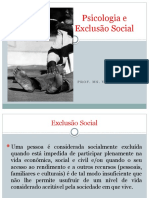 Psicologia, Exclusão Social e Marginalidade