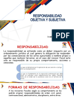 Responsabilidad Objetiva y Subjetiva