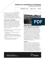 Caractéristiques de Combustion de La Biomasse: S. Clarke, Ing. Et F. Preto, PH.D