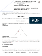 Guía y Actividad 2 Teorema de Coseno PDF