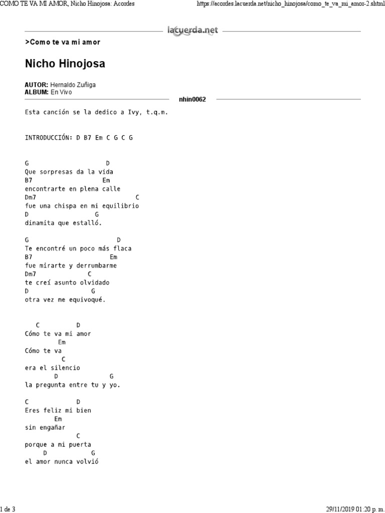 Como Te Va Mi Amor | PDF | Arte