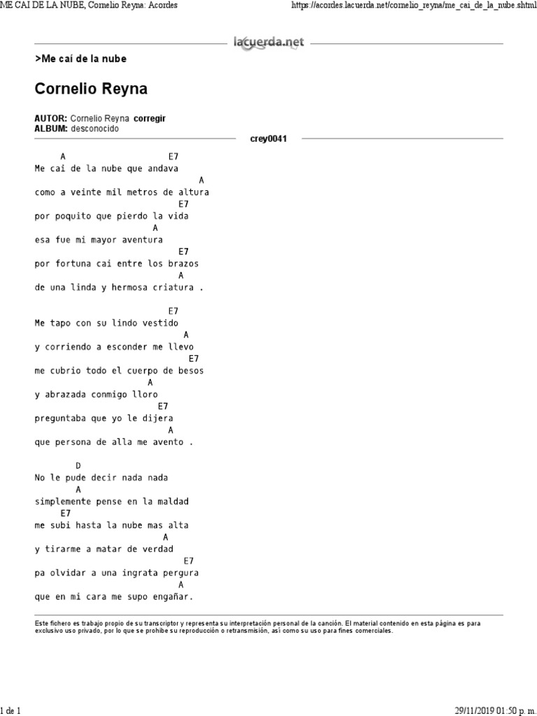Me Cai de La Nube PDF