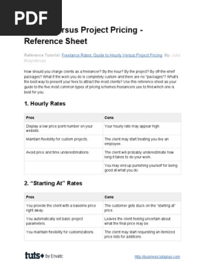 HourlyVersusProjectPricing-ReferenceSheet