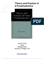 Tylmans Theory and Practice of Fixed Prosthodontics