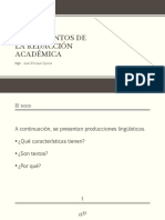 Fundamentos de Redacción Académica