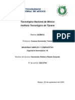 Máquinas simples y compuestas en ingeniería aeronáutica