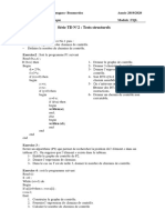 Série TD N°2: Tests Structurels