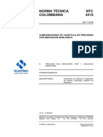 Comparadores de carátula de precisión con indicación analógica