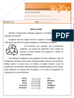 Atividade Português Interpretaçaõ de Texto