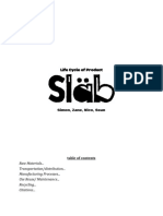 Slab - Life Cycle Assessment - Report and Infographic