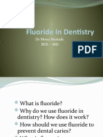 Fluoride in Dentistry: DR Mona Mustafa Bds - MD