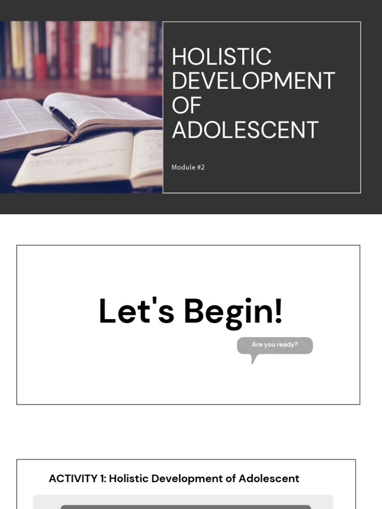 Holistic Development of Adolescent. | PDF | Puberty | Adolescence