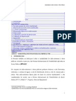 Contabilidade de Infra-Estruturas e Obras Publicas