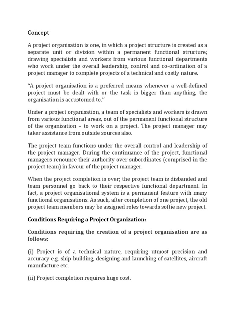 Project Organization and Team Dynamics | PDF | Leadership | Motivation