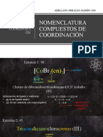 Nomenclatura, química de coordinación