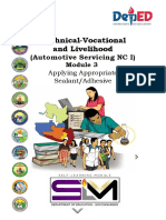 Technical-Vocational and Livelihood: (Automotive Servicing NC I)