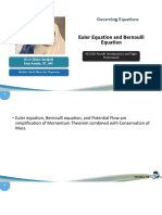 Fluid Mechanics Euler Equation and Bernoulli Equation PDF