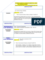 Asignaciones para La Semana Del 17 Al 21 de Agosto Del 2020