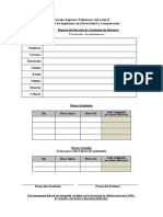 Formato Horarios Ayudantias Docencia