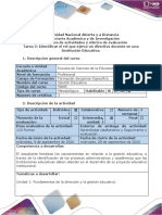 Guía de Actividades y Rúbrica de Evaluación - Tarea 2 - Entrevista A Un Rector o Directivo Docente de Un Establecimiento Educativo en Ejercicio PDF