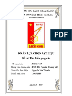 đồ án lựa chọn vật liệu bản full PDF