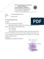 Surat Rekomendasi ISMAFARASI Award