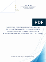 27.05.2020 STSS - Protocolo de Bioseguridad Por Motivo de Pandemia CODVID-19 para Servicios Turísticos PDF