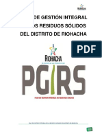 Plan de Gestión Integral de Los Residuos Sólidos Del Distrito de Riohacha