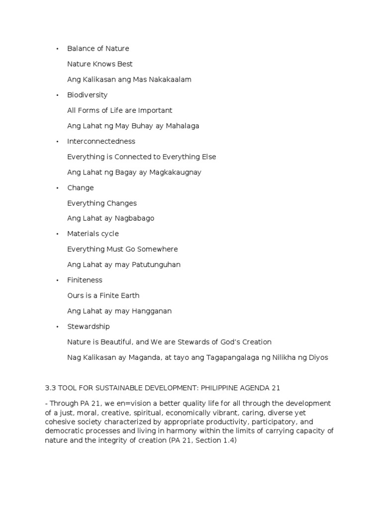 Balance of Nature PDF Sustainability Nature