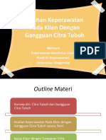 Asuhan Keperawatan Pada Klien Dengan Gangguan Citra Tubuh