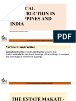 Vertical Construction in Philippines and India: Presented By: Kenneth L. Edra