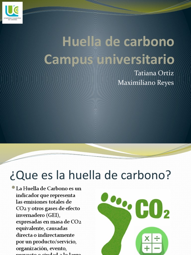 Cálculo y Mitigación de Huella de Carbono | PDF | Huella de carbono ...