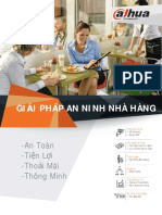 1 - Giải Pháp Giám Sát Cho Nhà Hàng 2017 (Dahua)