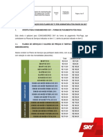 Sky - Planos de TV PÓS-PAGOS - Sumário PDF