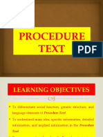 Procedure Text