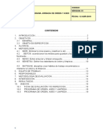 Programa de Jornada de Orden y Aseo