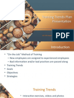 Training Trends Plan Presentation