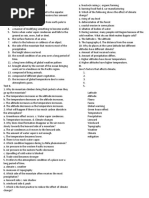 Summative Test in Science Grade 9