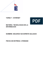 Tarea 7 - Internet Eduardo Navarrete Salgado