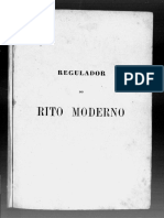 Regulador Do Rito Moderno Grau de Aprendiz 1869 - CV PDF