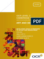 Art and Design: Ocr Level 2 Cambridge Technical