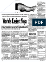 World's Easiest Yoga: Yoga Rejuvenators For Your Face, Your Hair, Your Spine, Your Teeth