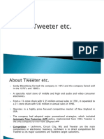 Tweeter Etc Case Study